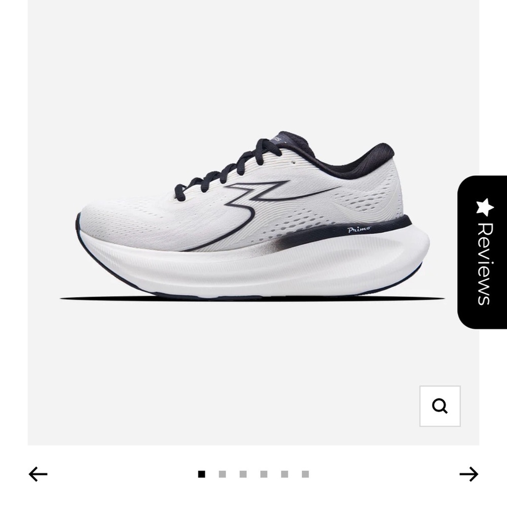 361 Eleos — White/Black Women's Athletic Shoe